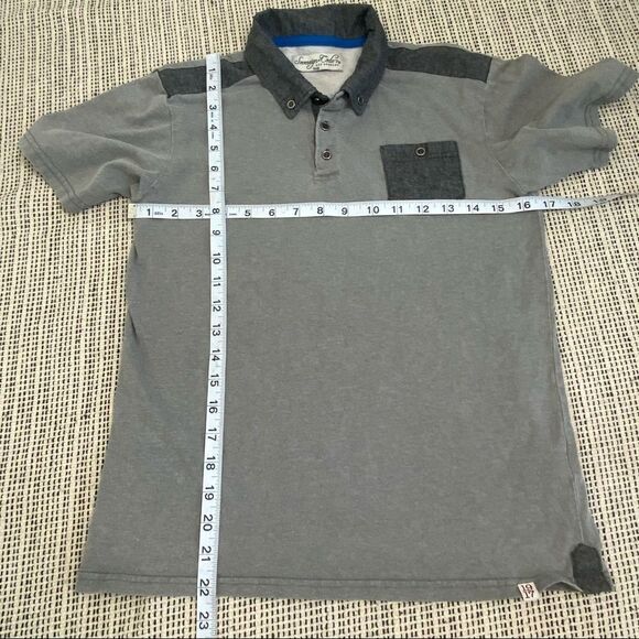 Sovereign Code gray Oxford style polo shirt boys size large - Picture 5 of 5